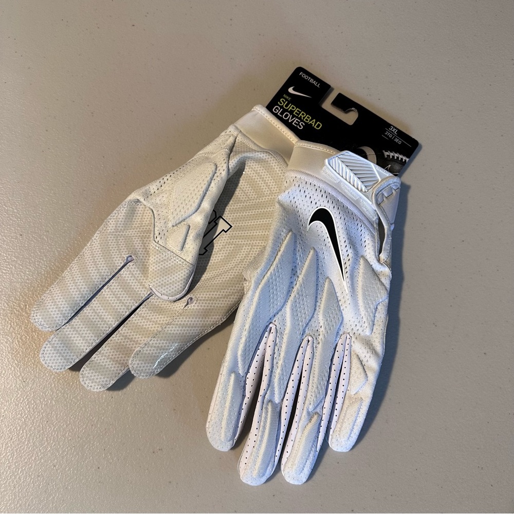 Nike Men’s MICHAEL THOMAS Superbad Gloves White Size 3XL NEW